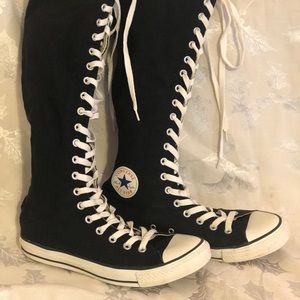 Converse knee High Lace Up Converse All Star Shoes